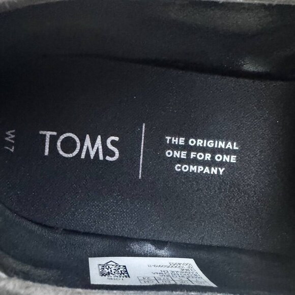 TOM’S Sparkly Fun Animal Print Ultra Comfortable Slip On Shoes - Size 7 - Picture 3 of 10